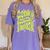 Senior Assassin Winner School Graduation Water Game Women's Comfort Colors T-Shirt Violet