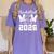 Senior Basketball Mom Class Of 2026 Graduation Premium Tri-Blend Women's Comfort Colors T-Shirt Violet