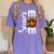 Senior Basketball Mom Class Of 2026 Player Graduation Grad Women's Comfort Colors T-Shirt Violet