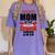 Senior Class Of 2019 Tshirt Graduation Awesome Mom Women's Comfort Colors T-Shirt Violet