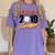 Senior Class Of 2019 Tshirt Graduation School Baseball Women's Comfort Colors T-Shirt Violet