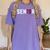 Senior Class Of 2019 Graduation Shirt Graduate Women's Comfort Colors T-Shirt Violet