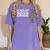 Senior Class Of 2022 Mom Graduation Women's Comfort Colors T-Shirt Violet