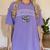 Senior Class Of 2026 Cheerleading Coquette Bow Graduation Women's Comfort Colors T-Shirt Violet