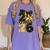 Senior Class Of 2026 Senior Girl Graduation Cap Coquette Bow Women's Comfort Colors T-Shirt Violet