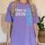 Senior Class Of 2026 Graduation 2026 Women's Comfort Colors T-Shirt Violet