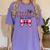 Senior Class Of 2027 Coquette Pink Bow Graduation 2027 Girls Women's Comfort Colors T-Shirt Violet