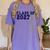 Senior Class Of 2027 Graduation Year High School & College Women's Comfort Colors T-Shirt Violet
