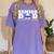 Senior Dad 2026 Class Of 2026 Graduation Women's Comfort Colors T-Shirt Violet
