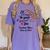 Senior Football Mom Class Of 2026 Graduation Graduate Women's Comfort Colors T-Shirt Violet
