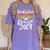 Senior Graduation Trip Cruise 2024 Retro Ship Party Cruise Women's Comfort Colors T-Shirt Violet