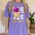 Senior Graduation TShirt 2019 Got My Diploma Llama Pun Shirt Women's Comfort Colors T-Shirt Violet