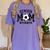 Senior Mom 2025 Soccer Mom Class Of 2025 Graduation Women's Comfort Colors T-Shirt Violet