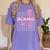 Senior Mom 2027 Class Of 2027 Coquette Bow Graduation 2027 Women's Comfort Colors T-Shirt Violet