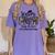 Senior Mom Class Of 2025 Senior Mama 2025 Leopard Graduation Women's Comfort Colors T-Shirt Violet