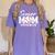 Senior Mom Class Of 2026 Baseball Mom Graduation Women's Comfort Colors T-Shirt Violet