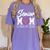 Senior Mom Class Of 2026 Graduation Premium Tri-Blend Women's Comfort Colors T-Shirt Violet