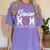 Senior Mom Class Of 2026 Graduation Women's Comfort Colors T-Shirt Violet