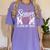 Senior Mom Class Of 2026 Graduation Senior 2026 Mom Women's Comfort Colors T-Shirt Violet