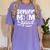Senior Mom Squad Baseball Class Of 2023 Graduation Women's Comfort Colors T-Shirt Violet