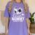 Senior Mommy Class Of 2026 Soccer Graduation Heart Premium Tri-Blend Women's Comfort Colors T-Shirt Violet
