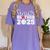 Senior Volleyball Brother 2025 Class Of 2025 Graduation Women's Comfort Colors T-Shirt Violet