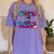 Senior Year 2022 Class Of 2022 Graduation Tie Dye Groovy Women's Comfort Colors T-Shirt Violet