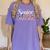 Senior Year 2026 American Flag USA Graduation Class Of 2026 Women's Comfort Colors T-Shirt Violet