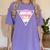 Seniors 2021 For Her Him Retro 21 Graduation Class Women's Comfort Colors T-Shirt Violet