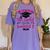 She Believed She Could So She Mastered It Graduation Women's Comfort Colors T-Shirt Violet