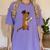 SmileteesGrad Cute Sea Otter Graduation T-Shirt Women's Comfort Colors T-Shirt Violet