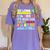 So Long 4th Grade Here I Come Graduation 5th Grade Kids Tee Premium Women's Comfort Colors T-Shirt Violet