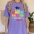 So Long Kindergarten Graduation 2025 Graduate 1st Grade Women's Comfort Colors T-Shirt Violet