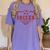 Soccer Senior Night Soccer Senior 2025 Graduation 33 Women's Comfort Colors T-Shirt Violet