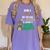 Social Work Student Masters Degree Graduation Women's Comfort Colors T-Shirt Violet