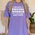 Social Worker Graduation Men Women Social Worker Women's Comfort Colors T-Shirt Violet