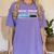 Social Worker In Progress MSW Masters Graduation Shirt Women's Comfort Colors T-Shirt Violet