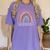 Sociologist Sociology Teacher Graduation Rainbow Women's Comfort Colors T-Shirt Violet