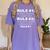 Speech Therapist Is Always Right Speech Therapy Graduation Women's Comfort Colors T-Shirt Violet