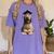 Spinone Italiano Dog Graduation Cap School Graduate Owner Men Women Kids Women's Comfort Colors T-Shirt Violet