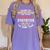 Statistics Major Student Shirt Graduation College Women's Comfort Colors T-Shirt Violet