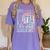Straight Outta 10th Grade Class Of 2022 School Graduation Women's Comfort Colors T-Shirt Violet
