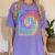 Straight Outta 5th Grade Class Of 2022 School Graduation Women's Comfort Colors T-Shirt Violet