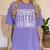 Straight Outta 5th Grade Graduation Her Him Boy T-Shirt Women's Comfort Colors T-Shirt Violet