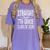 Straight Outta 7th Grade Graduation Class Of 2026 Graduate Women's Comfort Colors T-Shirt Violet