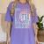 Straight Outta 8th Grade Class Of 2022 School Graduation Women's Comfort Colors T-Shirt Violet
