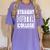 Straight Outta College Graduate Graduation 2025 Grad Men Women's Comfort Colors T-Shirt Violet