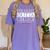Straight Outta College Shirt Class Of 2018 Graduation Women's Comfort Colors T-Shirt Violet