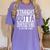 Straight Outta Cosmetology School Class Of 2025 Graduation Women's Comfort Colors T-Shirt Violet