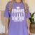 Straight Outta Culinary School Graduation Idea Class Of 2025 Women's Comfort Colors T-Shirt Violet